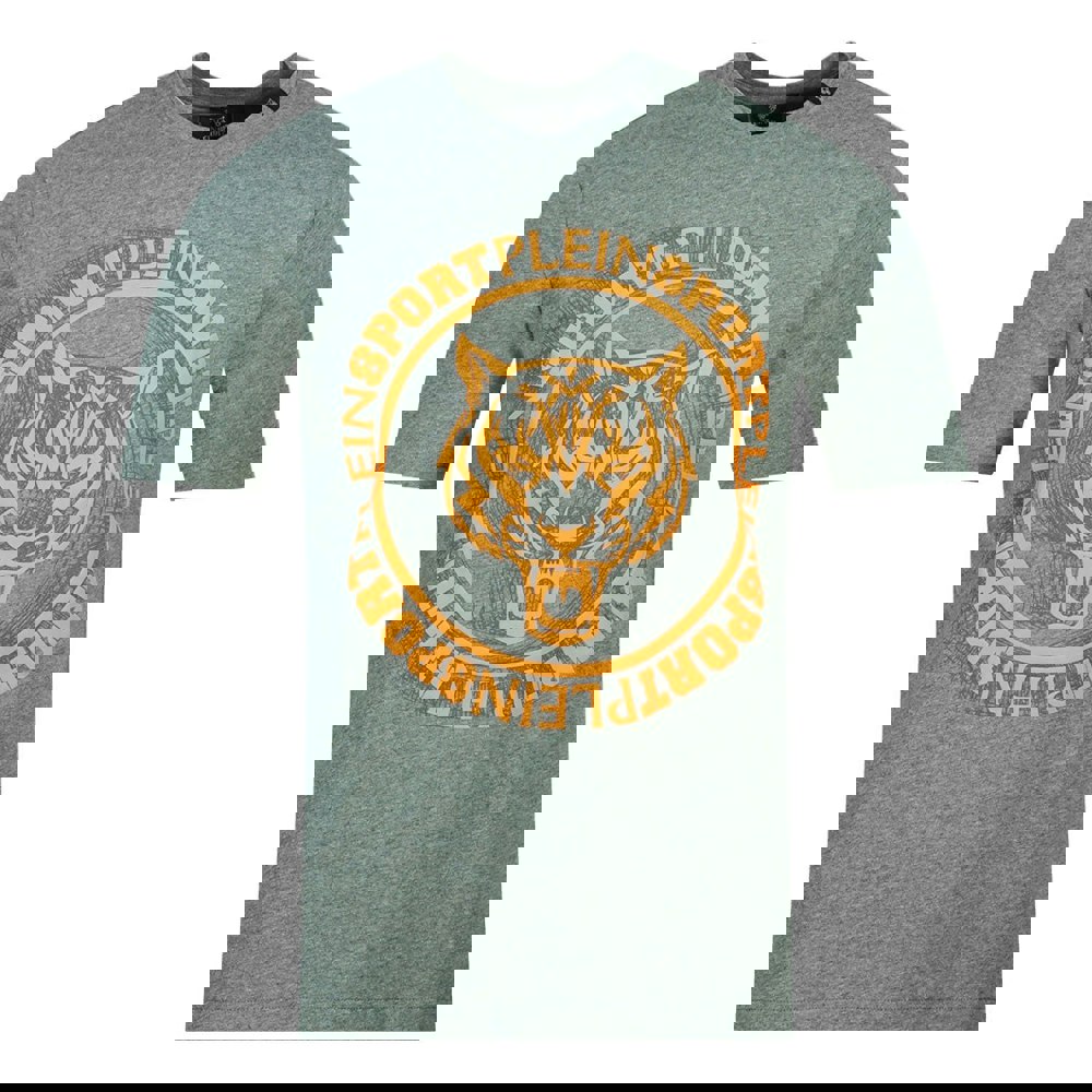 Plein Sport Scribble Layer Logo Grey T-Shirt M