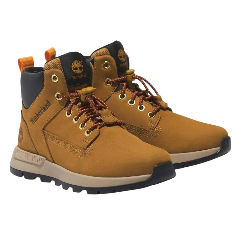 Timberland Kids Killington Leather Mid Cut Trekking Boots - Wheat