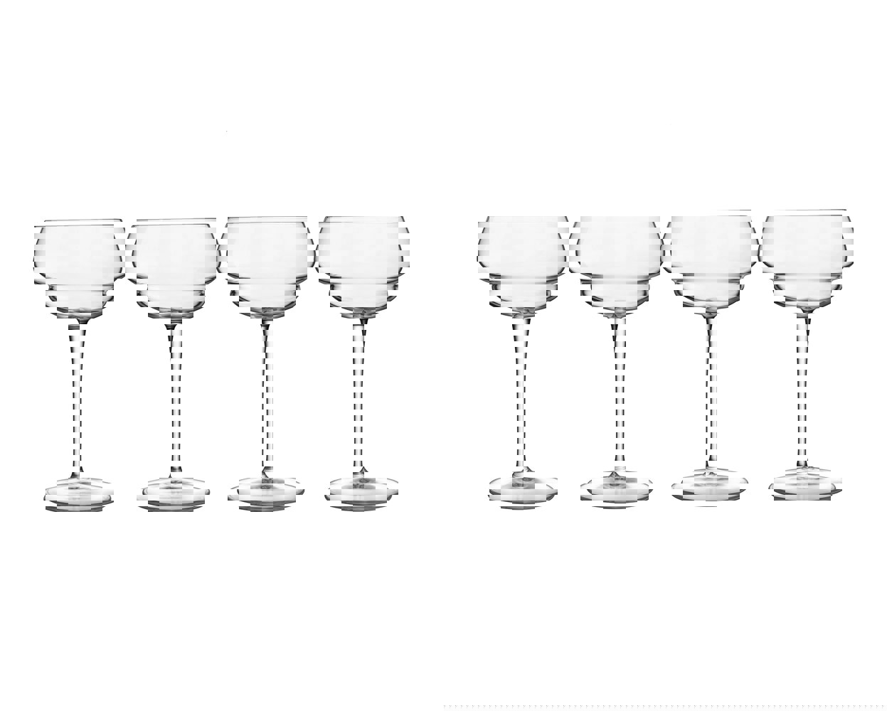 Luigi Bormioli Backdoor '20s Great Gatsby Glasses, 300ml x 4