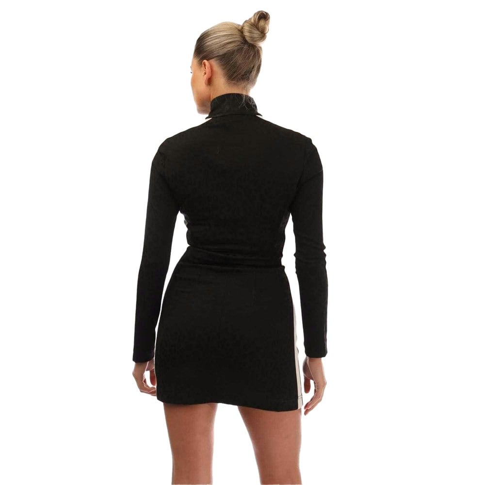 Palm Angels Womens/Ladies Leopard Jacquard Mini Dress - Black/White
