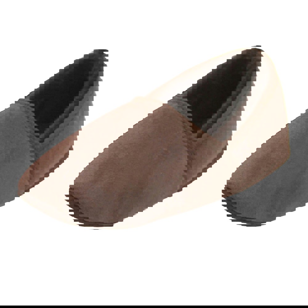 Eastern Counties Leather Mens Full Sheepskin Turn Slippers - Chocolate