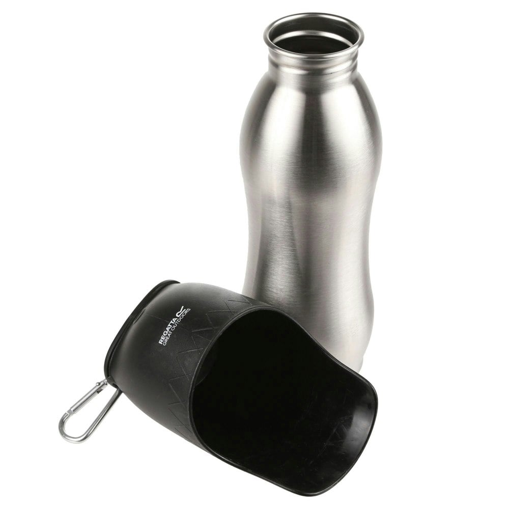 Regatta Stainless Steel Dog Water Bottle - Silver