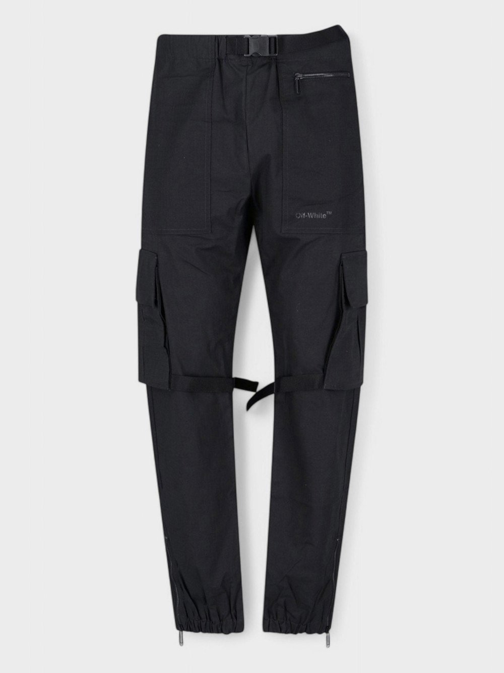 Off - White Diag Tab Cotton Cargo Pant 'Black' - Supplied FashionOff White