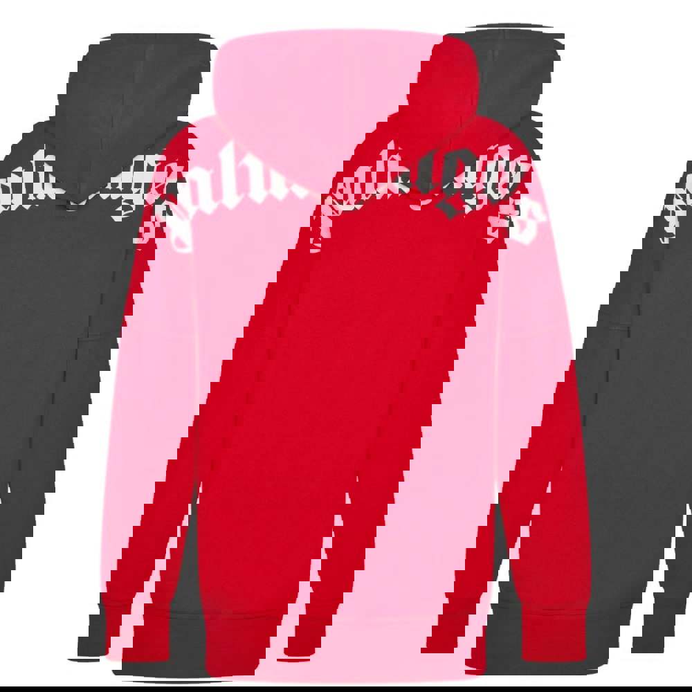 Palm Angels Classic Logo Hoodie - Red