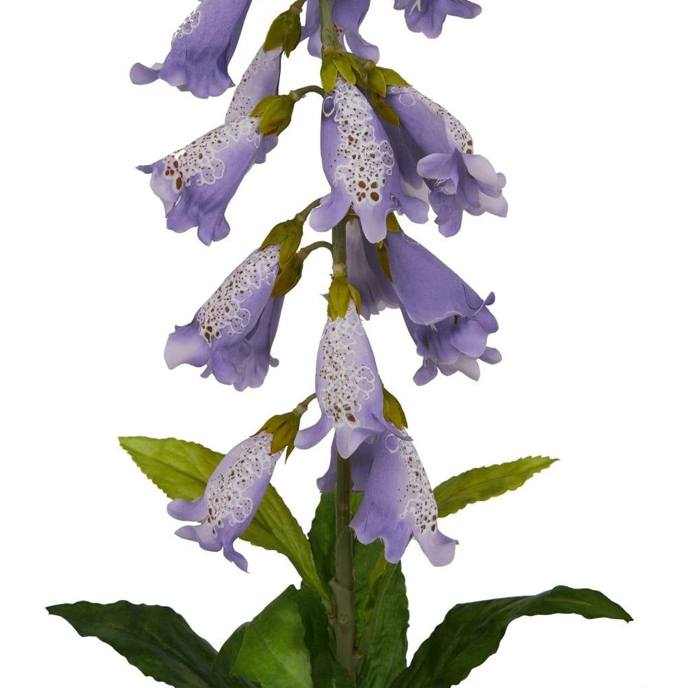Wyld Haus Set of 3 Artificial Flowers Mauve Foxglove Stems