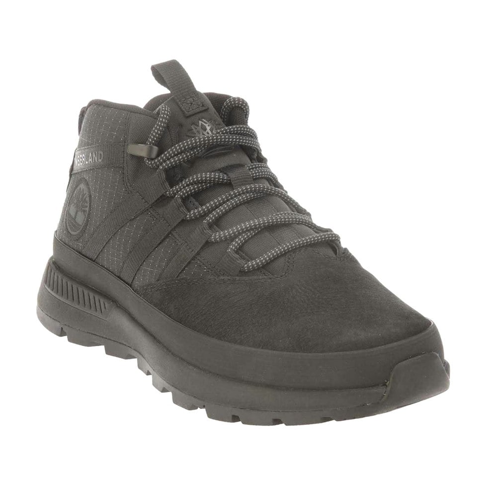 Timberland Mens Euro Trekker Lace Up Low Cut Walking Boots - Black