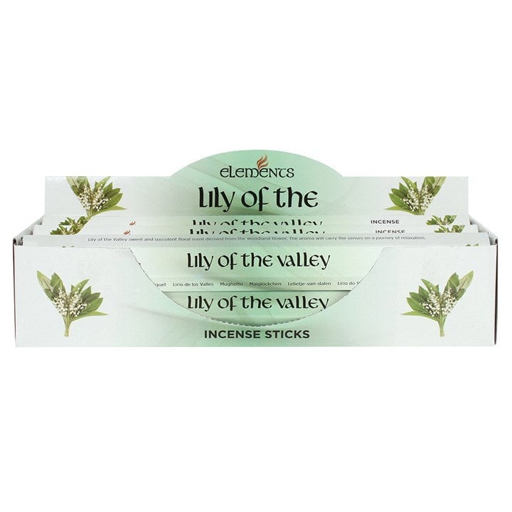 Serano Set of 6 Packets of Elements Lily of the Valley Incense Sticks