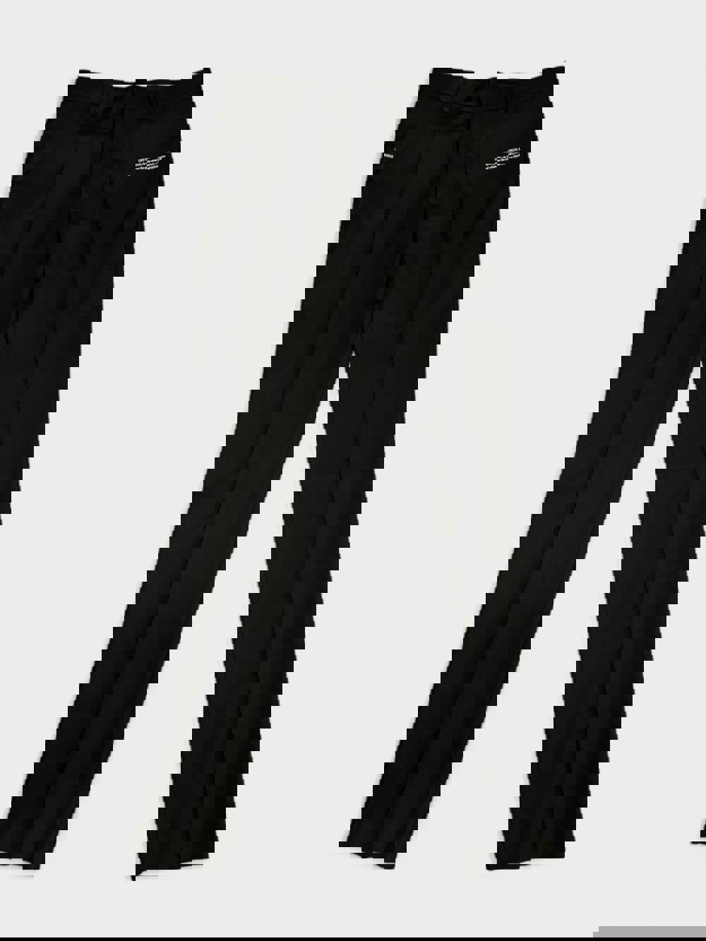 Off - White Corp Drill Slim Pant Black - Supplied FashionOff White