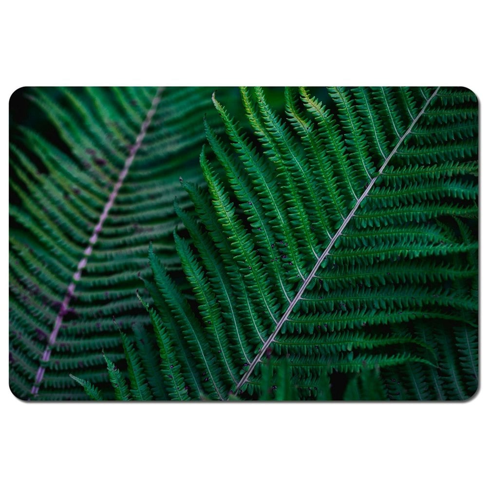 Benjamin Tate Design green leaves, abstract flora texture (Placemat)