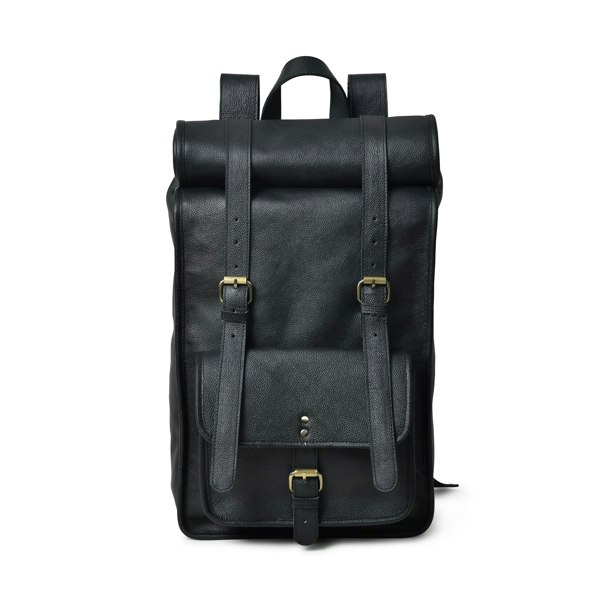 DuVall Rolltop Backpack- Black - DÖTCH CLUB