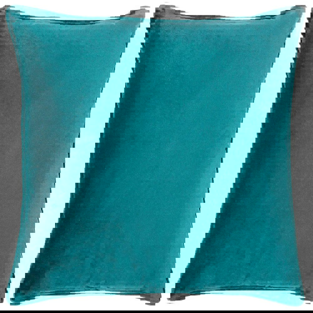 Paoletti Bloomsbury Velvet Cushion Cover - Teal