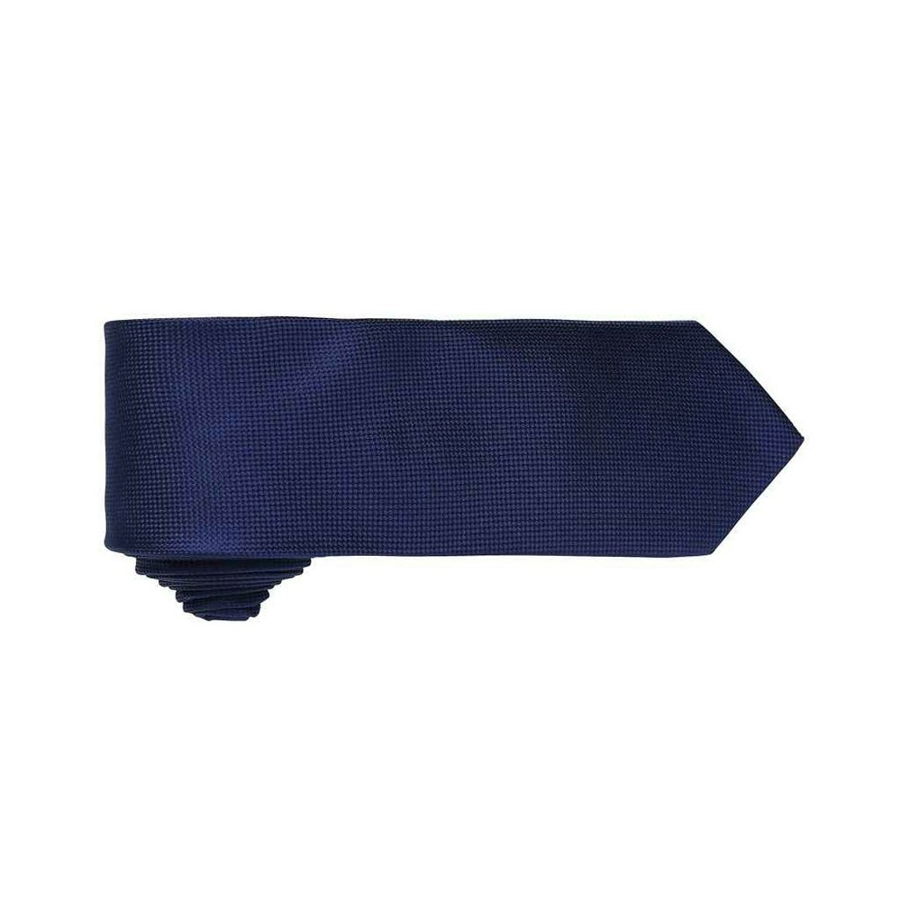 Premier Unisex Adult Micro Waffle Tie - Navy
