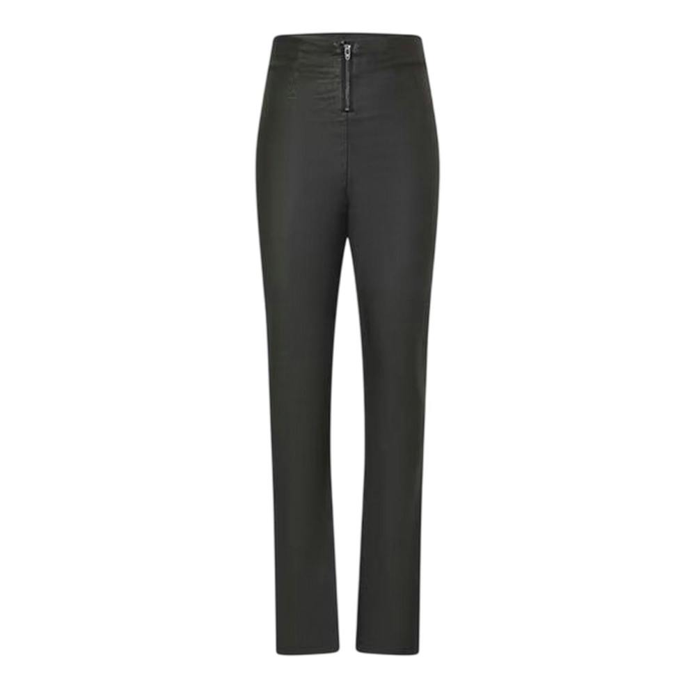 Vila Womens/Ladies Coated Trousers - Black - 