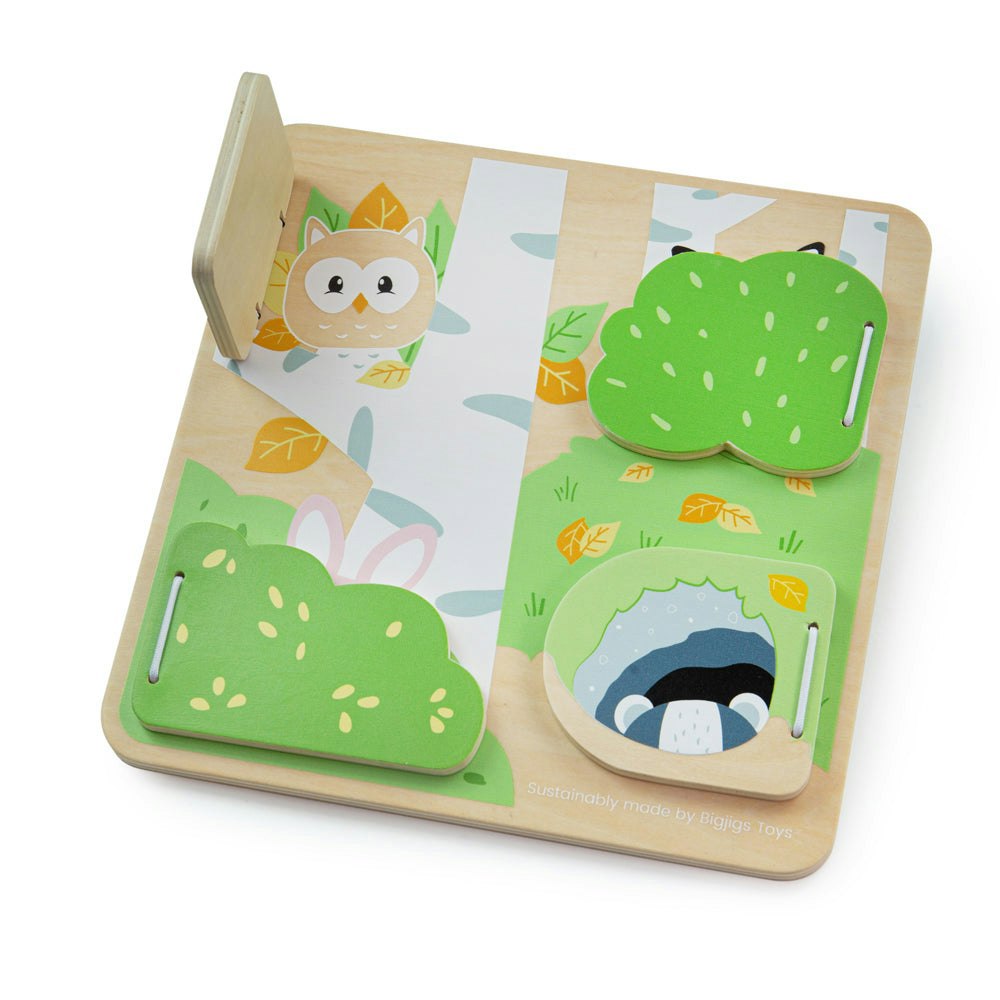 Bigjigs Toys Woodland Hide and Seek Puzzle