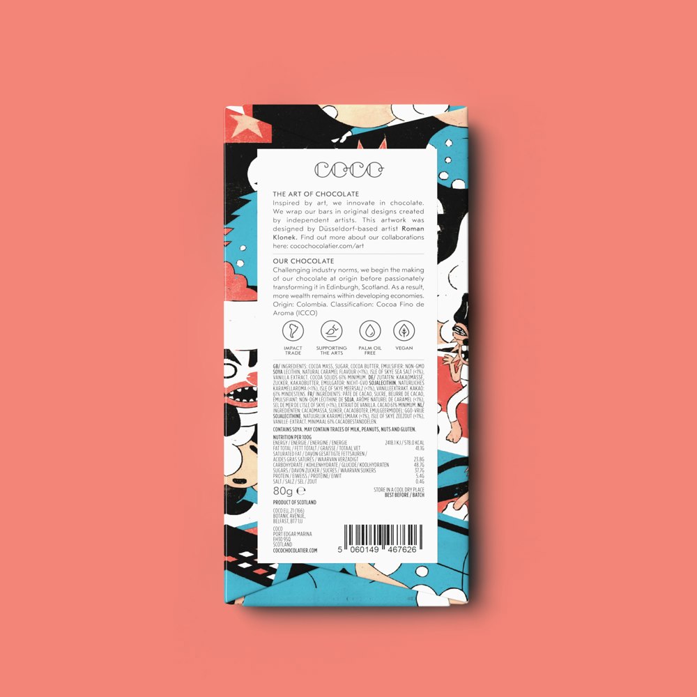 Coco Salted Caramel Dark Chocolate