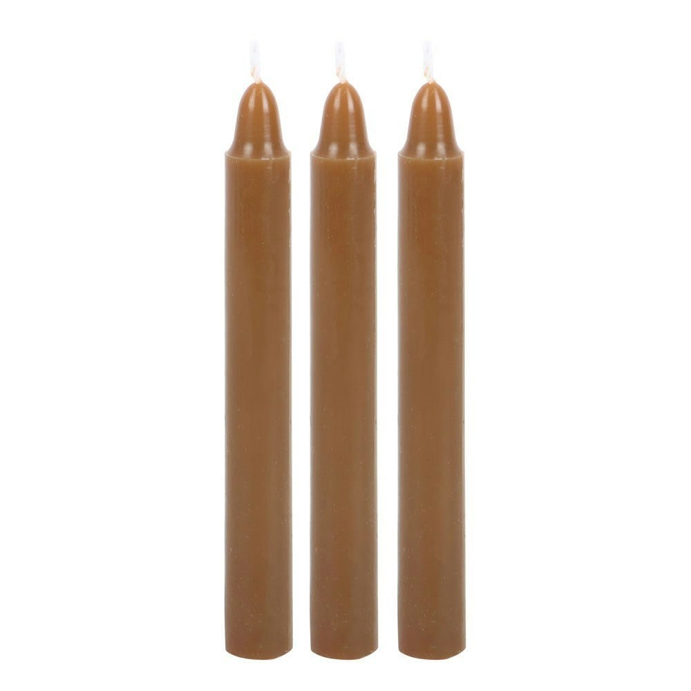 Something Different Grounding Spell Candles (Pack of 12) - Brown