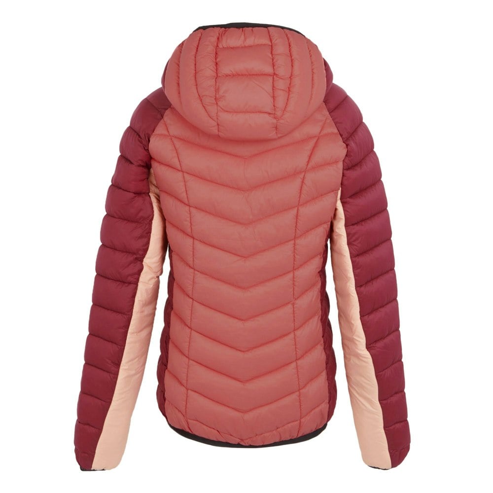 Regatta Womens/Ladies Dalent Quilted Hooded Jacket - Rumba Red/Mineral Red