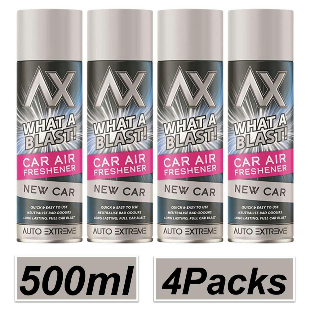 Auto Extreme 4X - What A Blast! New Car Car Air Freshener Spray 500ml