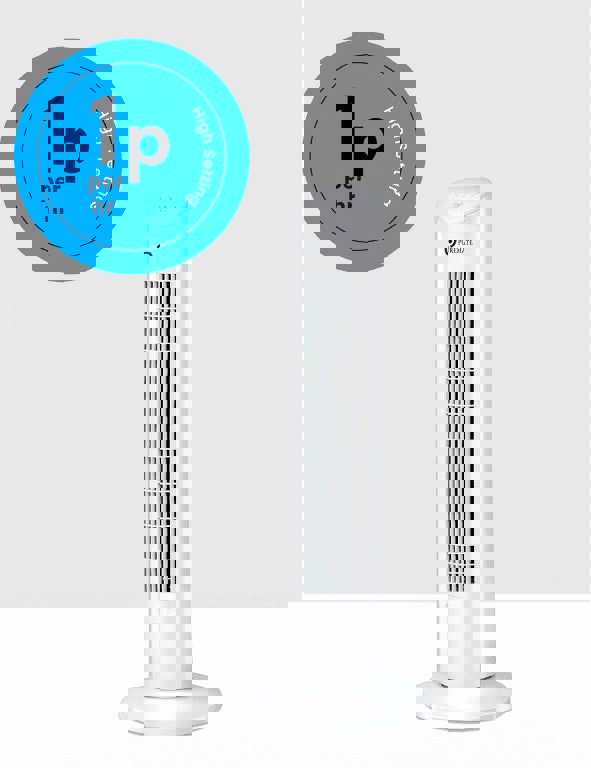 PureMate 31" Oscillating Tower Fan with Aroma Function