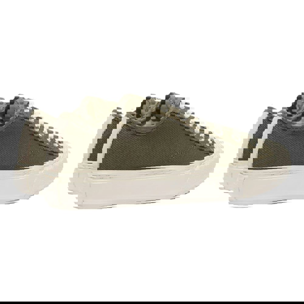 Lacoste Mens Backcourt 2.0 Suede Trainers - Khaki