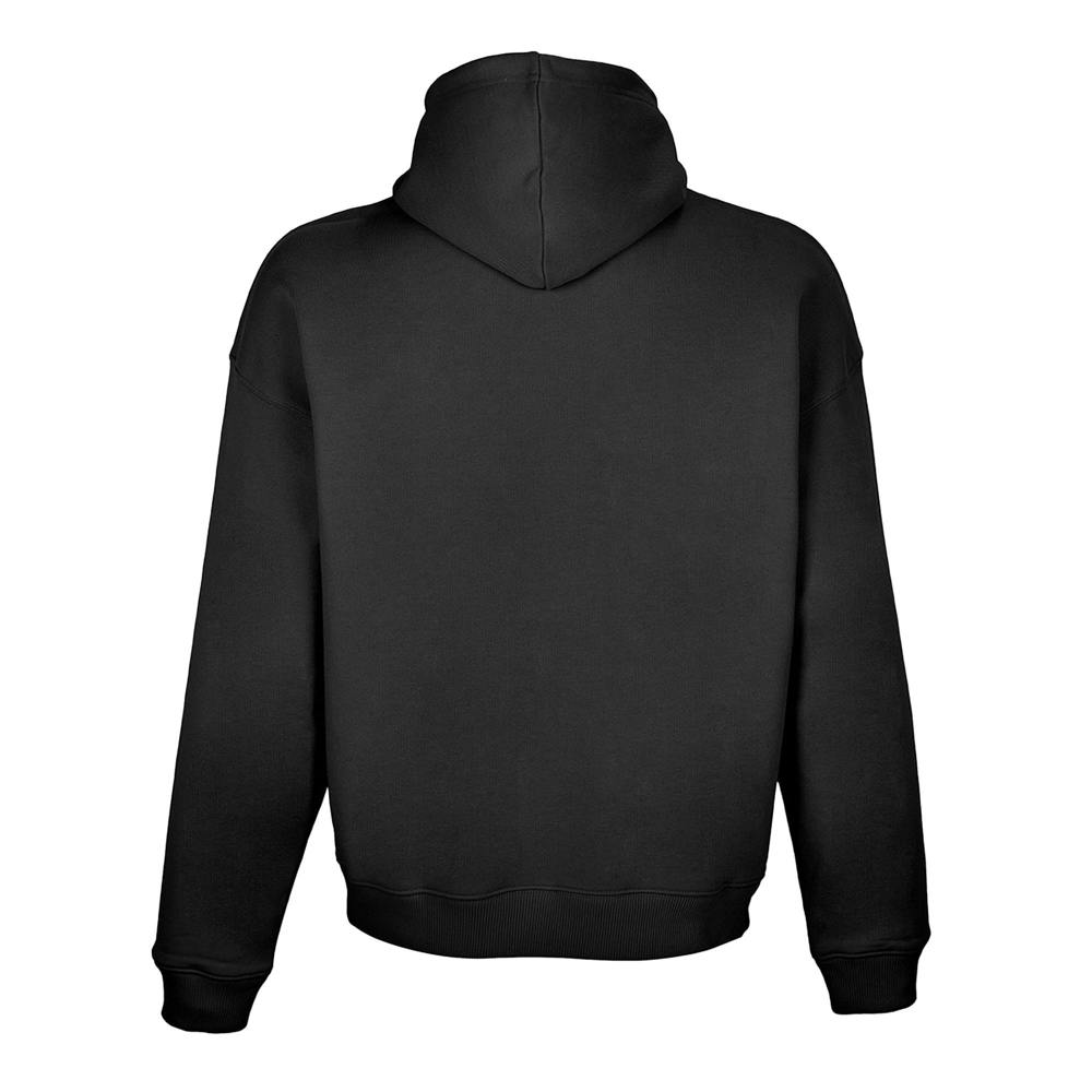 SOLS Unisex Adult Connor Organic Oversized Hoodie - Black