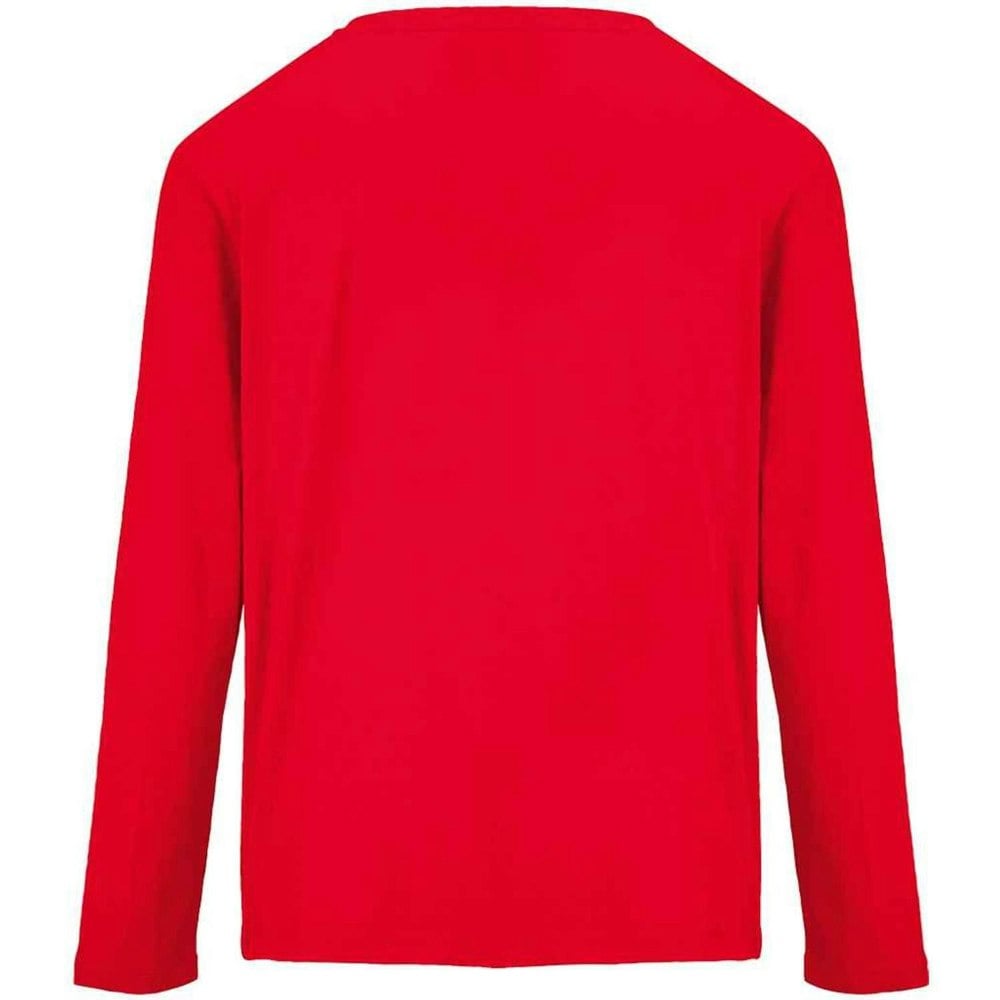 SOLS Womens/Ladies Monarch Long-Sleeved T-Shirt - Red