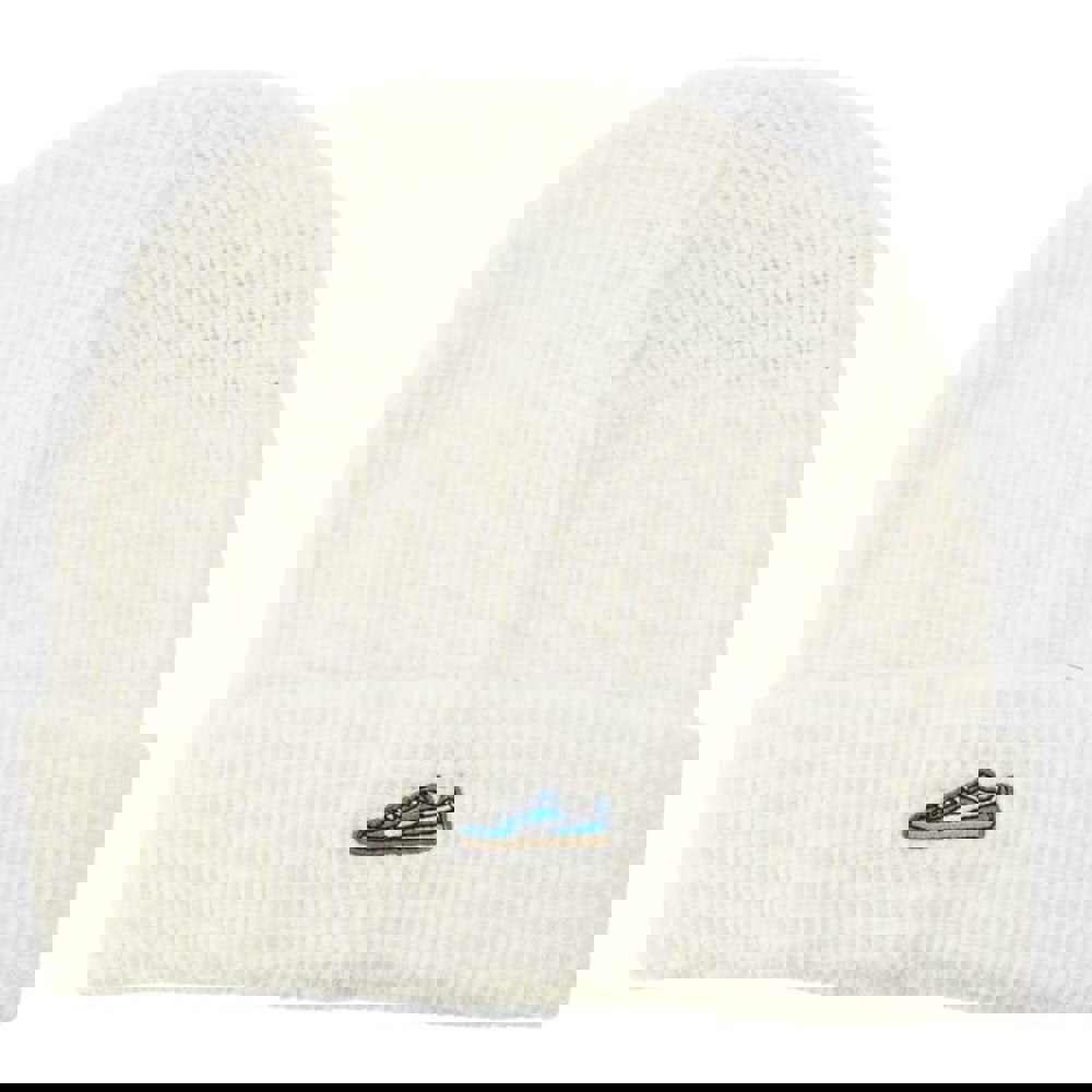 Puma Classic Graphic Cotton Beanie - White