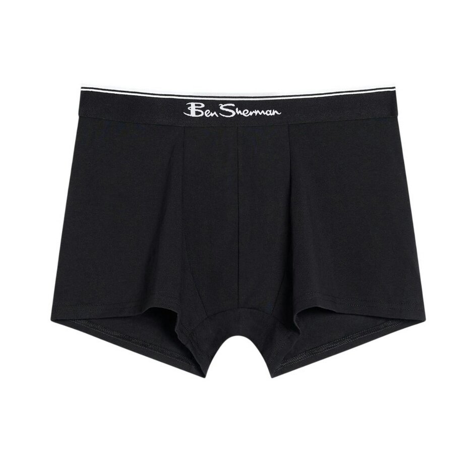 Ben Sherman Mens Mod Signature Stripes Boxer Shorts (Pack of 3) - Black