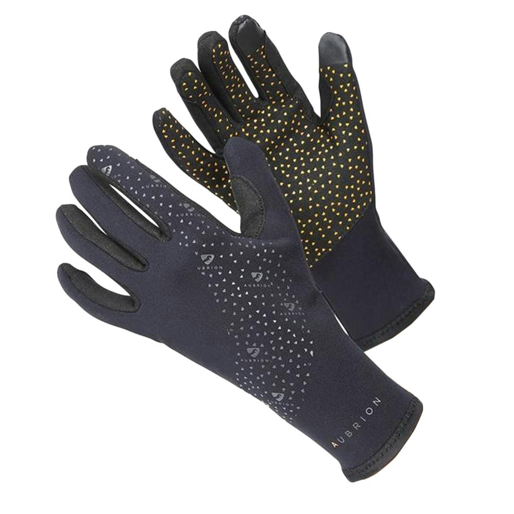 Aubrion Super Grip Neoprene Gloves - Black