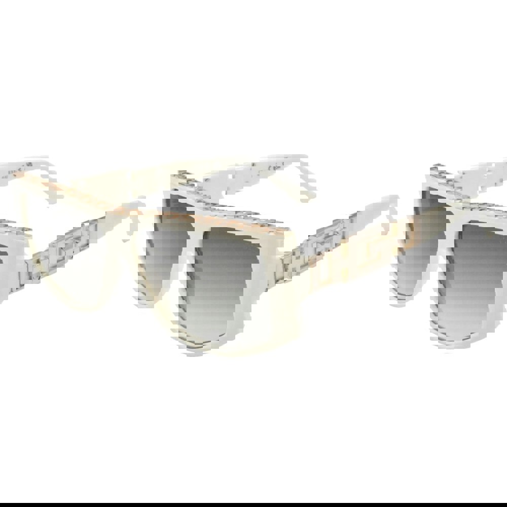 Guess Chain Design White Sunglasses One Size