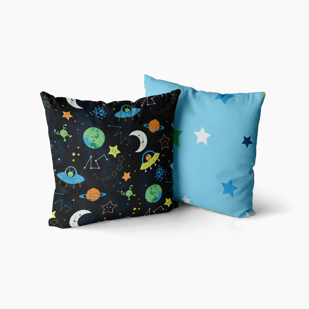 Alien Adventure Cushion Cover Cushion - Happy Linen Company