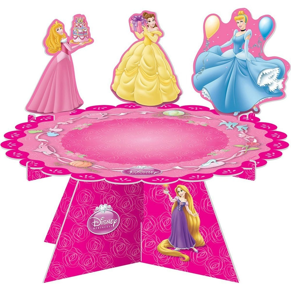 Disney Princess Cake Stand - Pink/Multicoloured