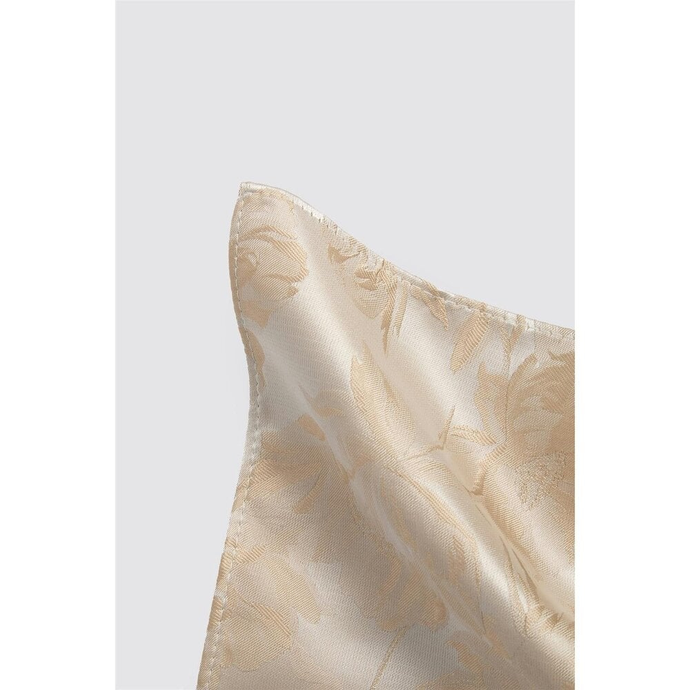Antique Rogue Gold Floral Pocket Square