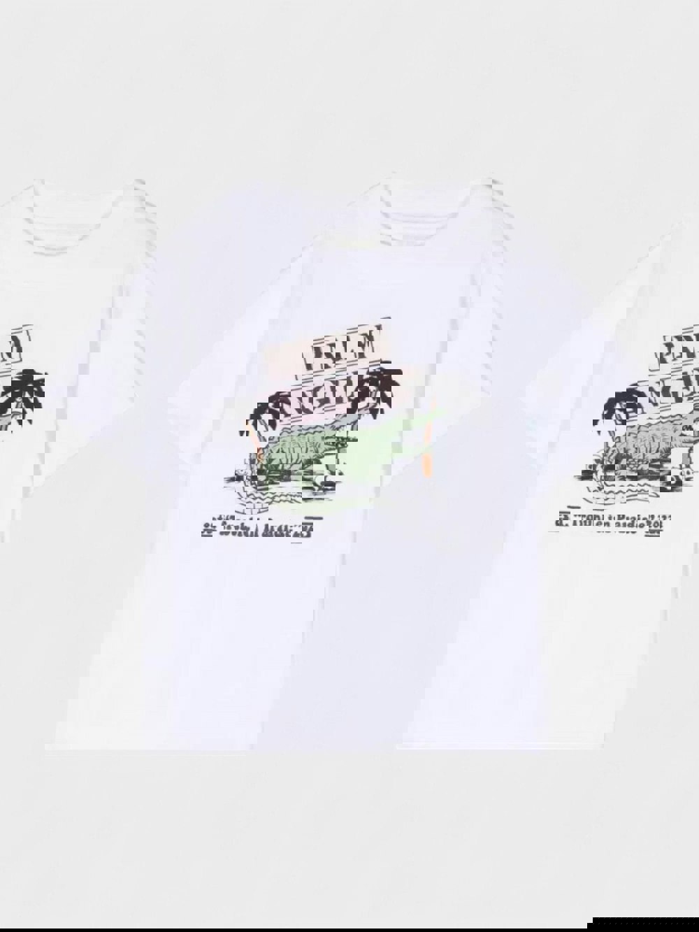 Palm Angels Boys Croco Trouble T Shirt White - Supplied FashionPalm Angels