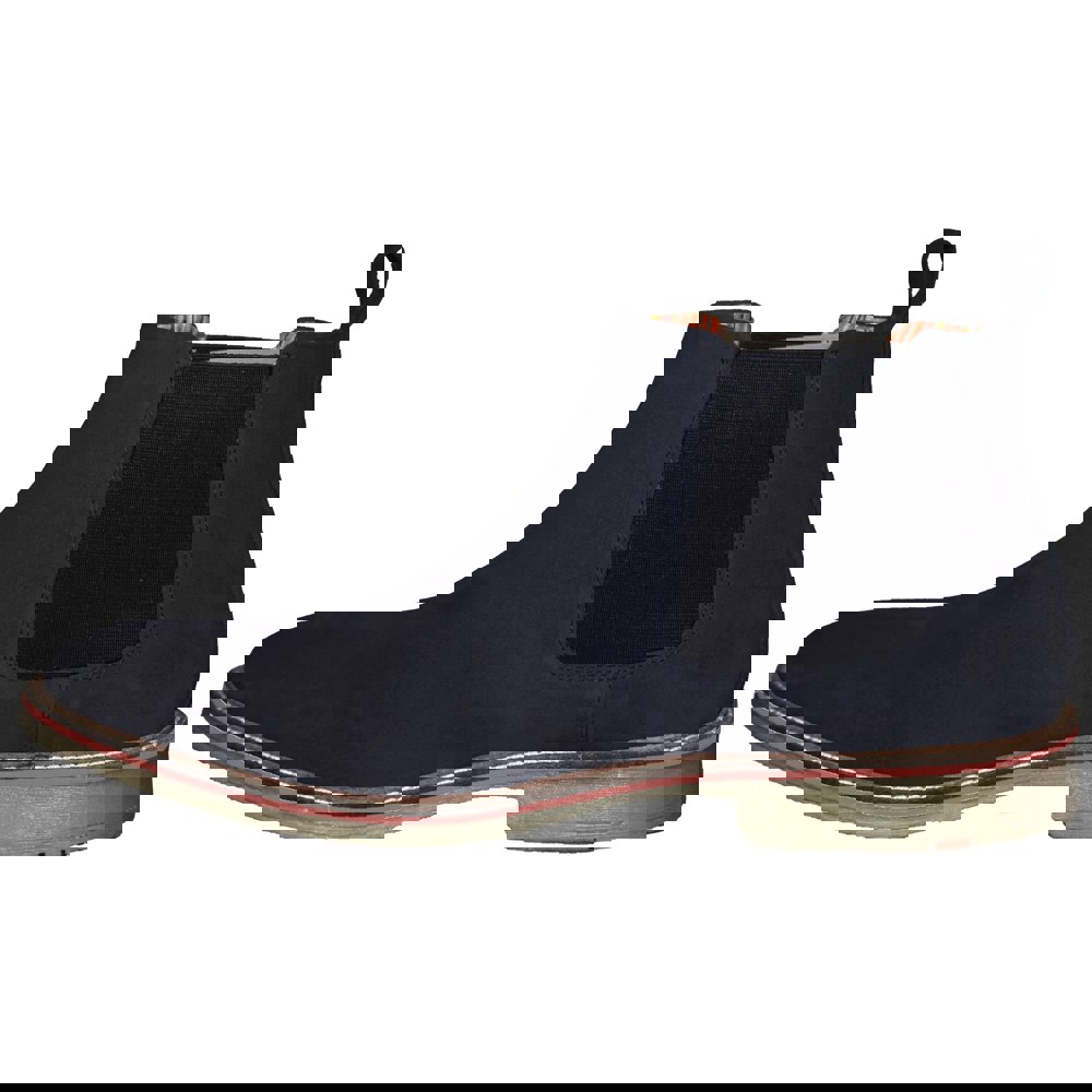 Roamers Men's Casual Gusset Boots - Navy