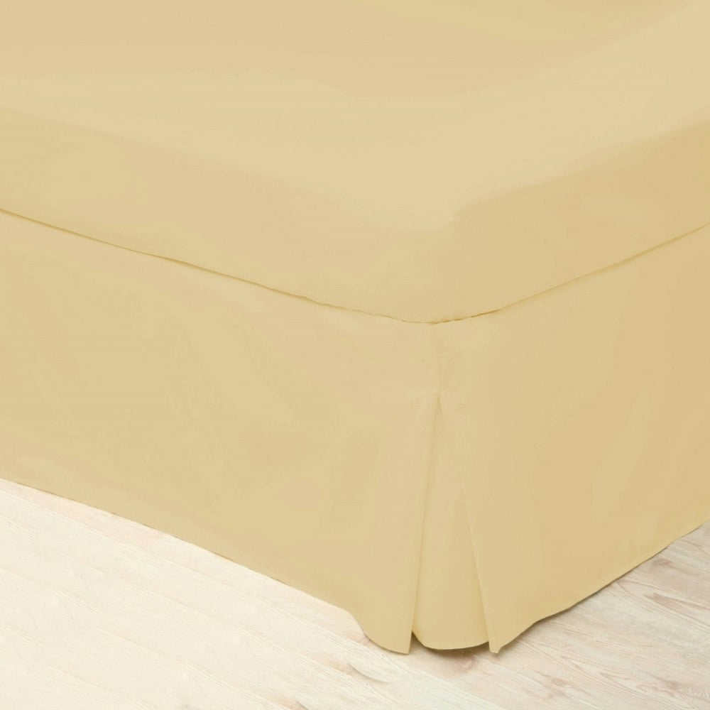 Belledorm Easycare Percale Platform Valance - Honeydew