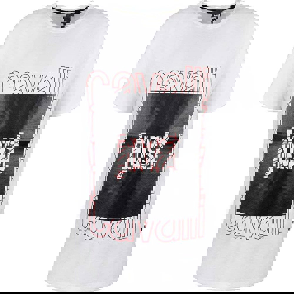 Just Cavalli Box Logo T-Shirt - White
