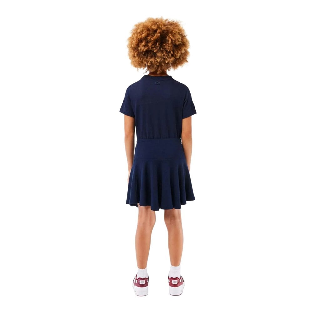 Lacoste Girls Stretch Mini Skirt - Blue