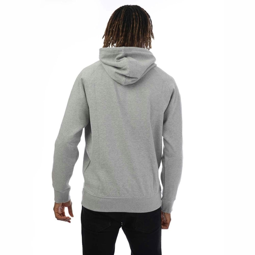 Timberland Mens Kennebec River Tree Logo Hoodie - Grey Heather