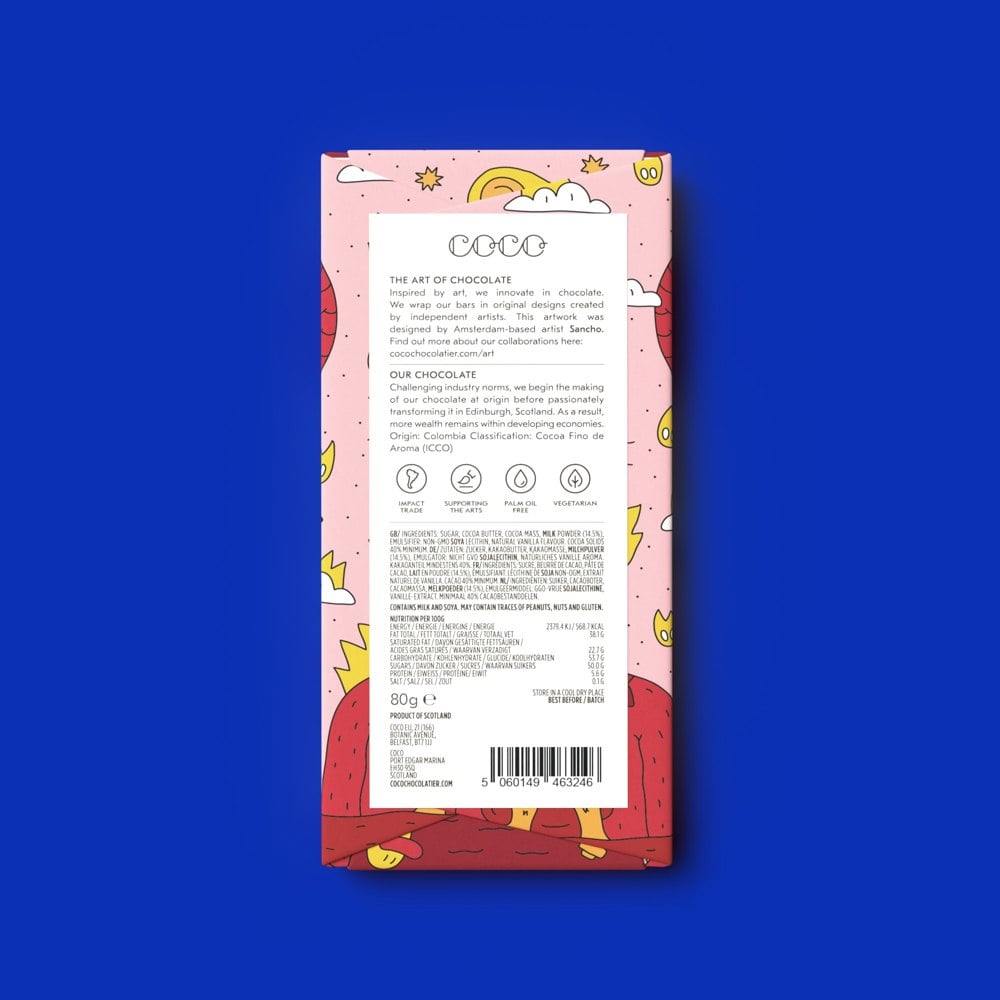 Coco Colombian Milk 40% Chocolate