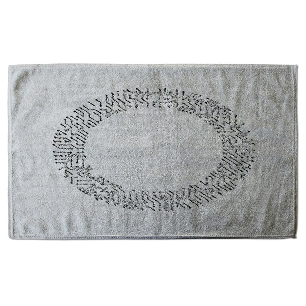 Benjamin Tate Design Abstract technology (Bath Towel)