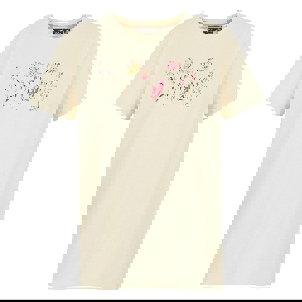 Regatta Women's Filandra IX Flowers T-Shirt - Light Vanilla