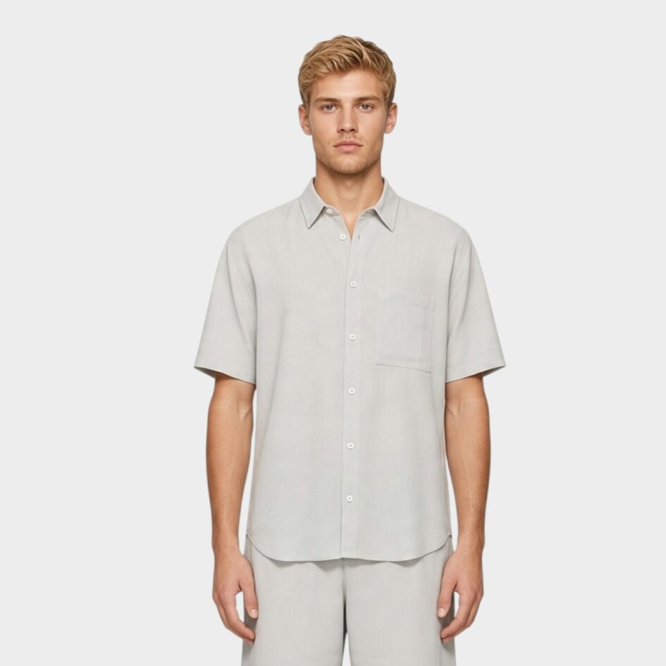 Jacquemus La Chemise Melo Light Grey