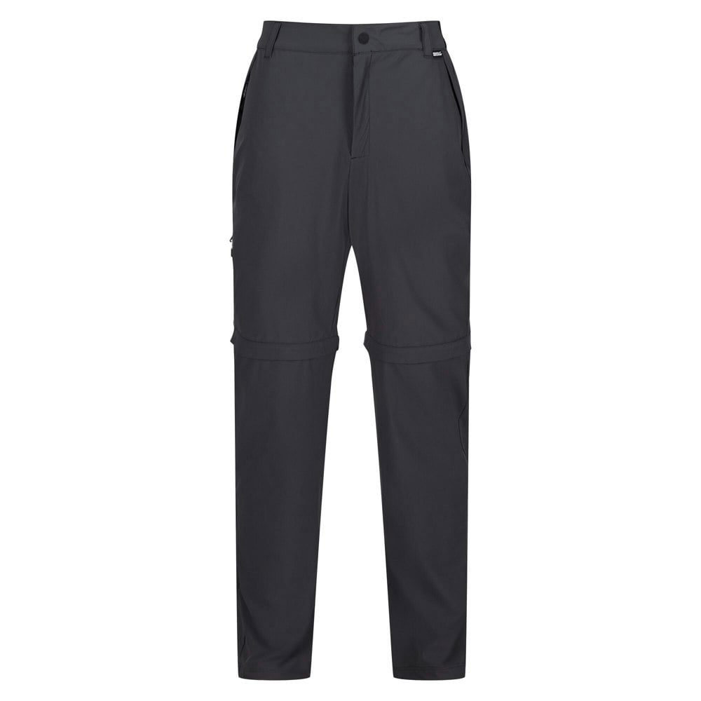 Regatta Mens Travel Light Zip-Off Trousers - Ash