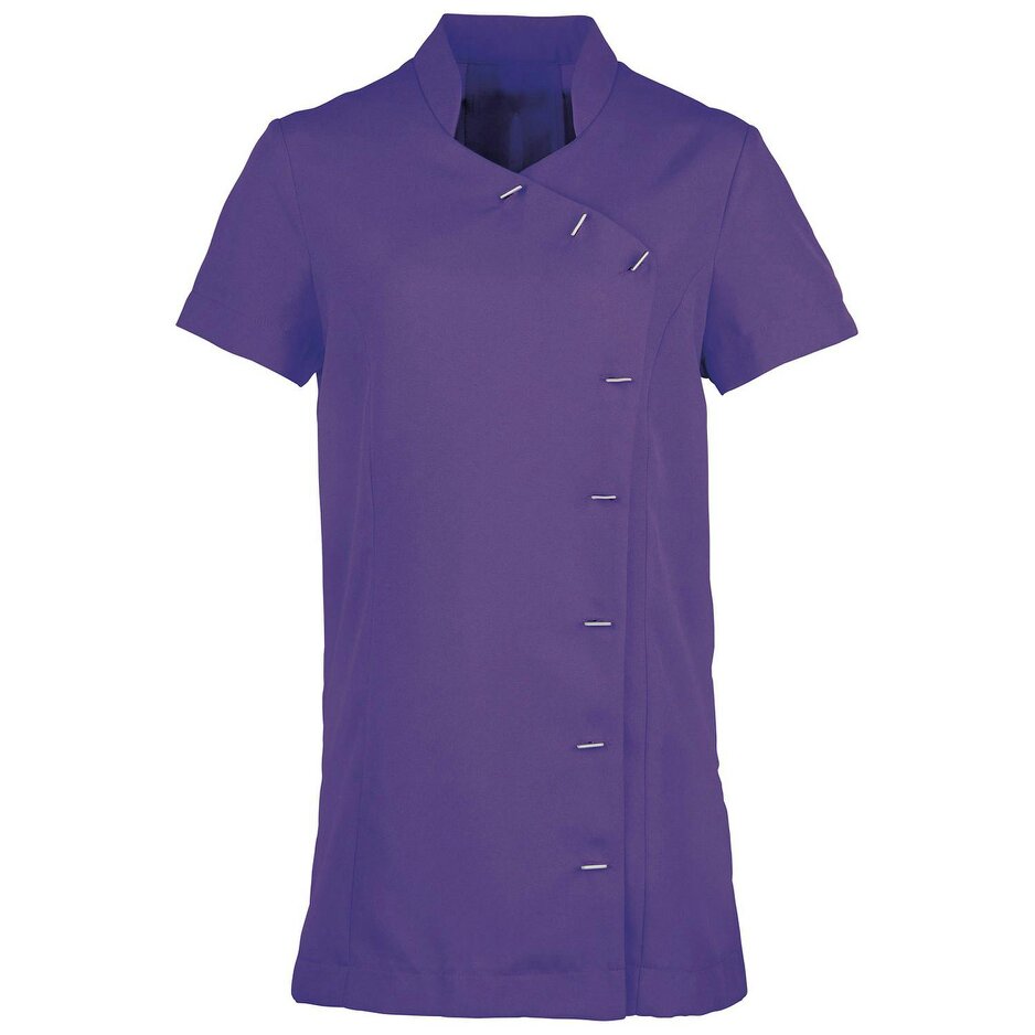 Premier Womens/Ladies Orchid Short-Sleeved Tunic - Purple - Purple - 100% Polyester