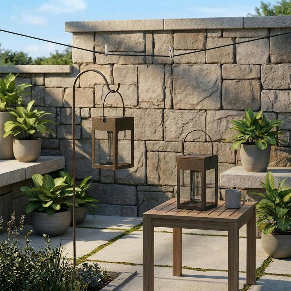 Garden Greatness Duo Solar Hanging Garden Lanterns