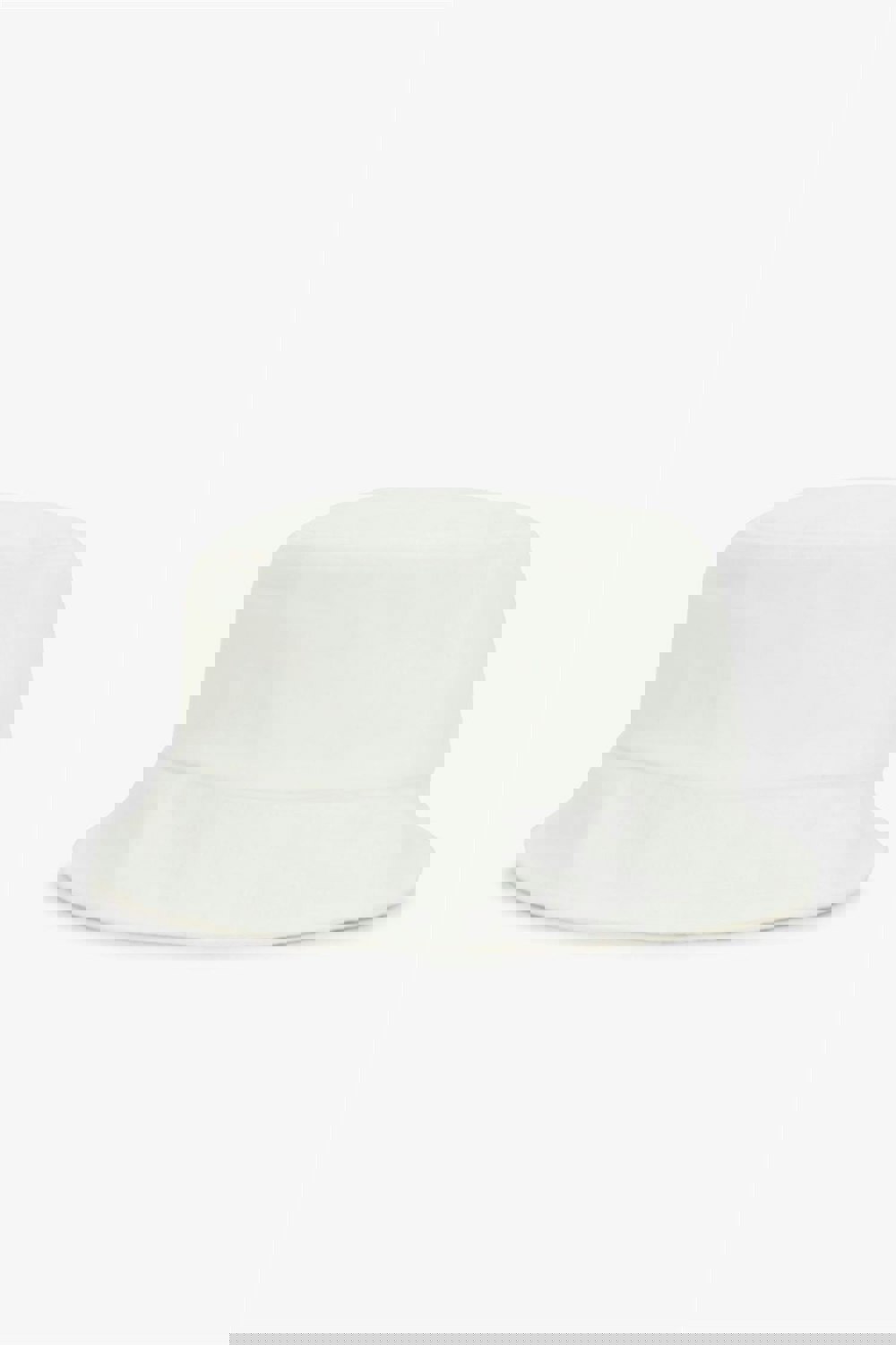 Fred Perry Pique Cotton White Bucket Hats