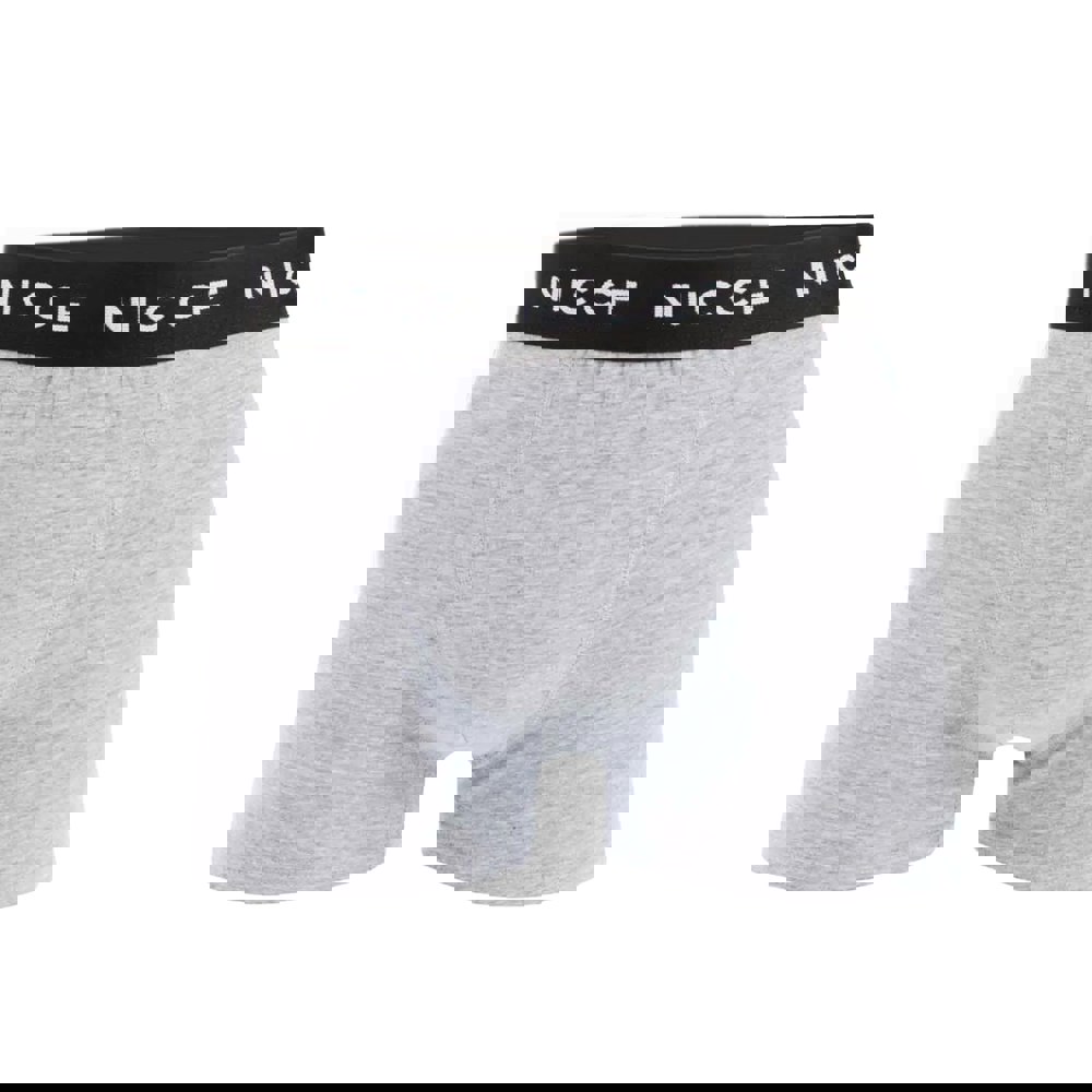 Nicce Mens Boxer Shorts (Pack of 3) - Grey/Black/White