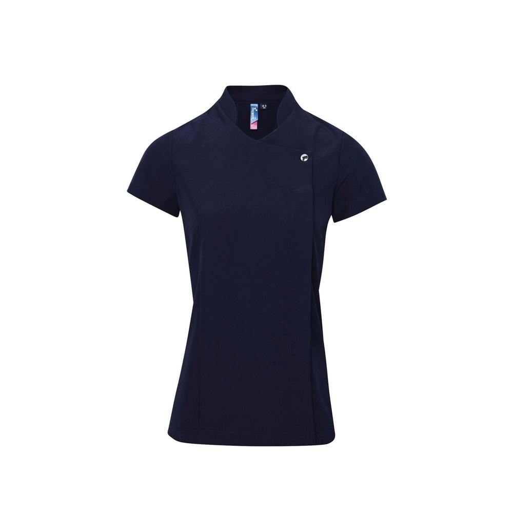 Premier Ladies/Womens *Blossom* Tunic / Health Beauty & Spa / Workwear (Pack of 2) - Navy - Navy