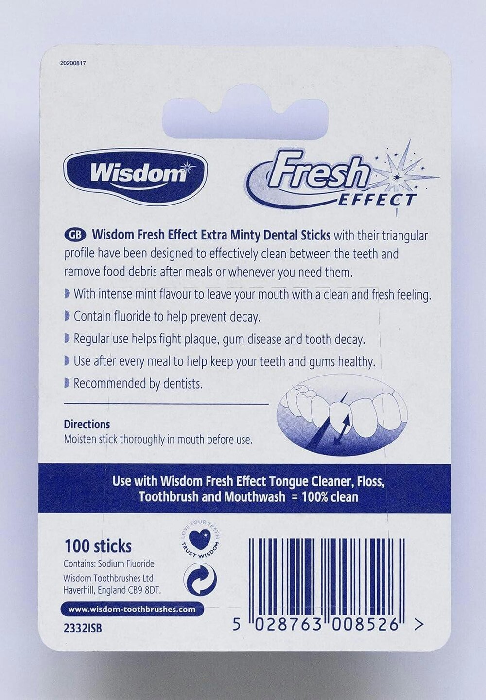 Wisdom Fresh Effect Woodsticks - Pk of 12 by Wisdom